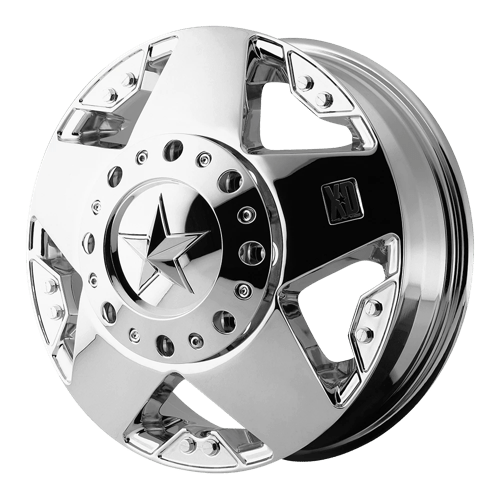 XD Series XD775 ROCKSTAR Dually Chrome Front 16x6 +111 8x170mm 125.1mm - Wheelwiz