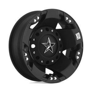 XD Series XD775 ROCKSTAR Matte Black - Rear 17x6 -134 8x165.1mm 125.1mm - WheelWiz