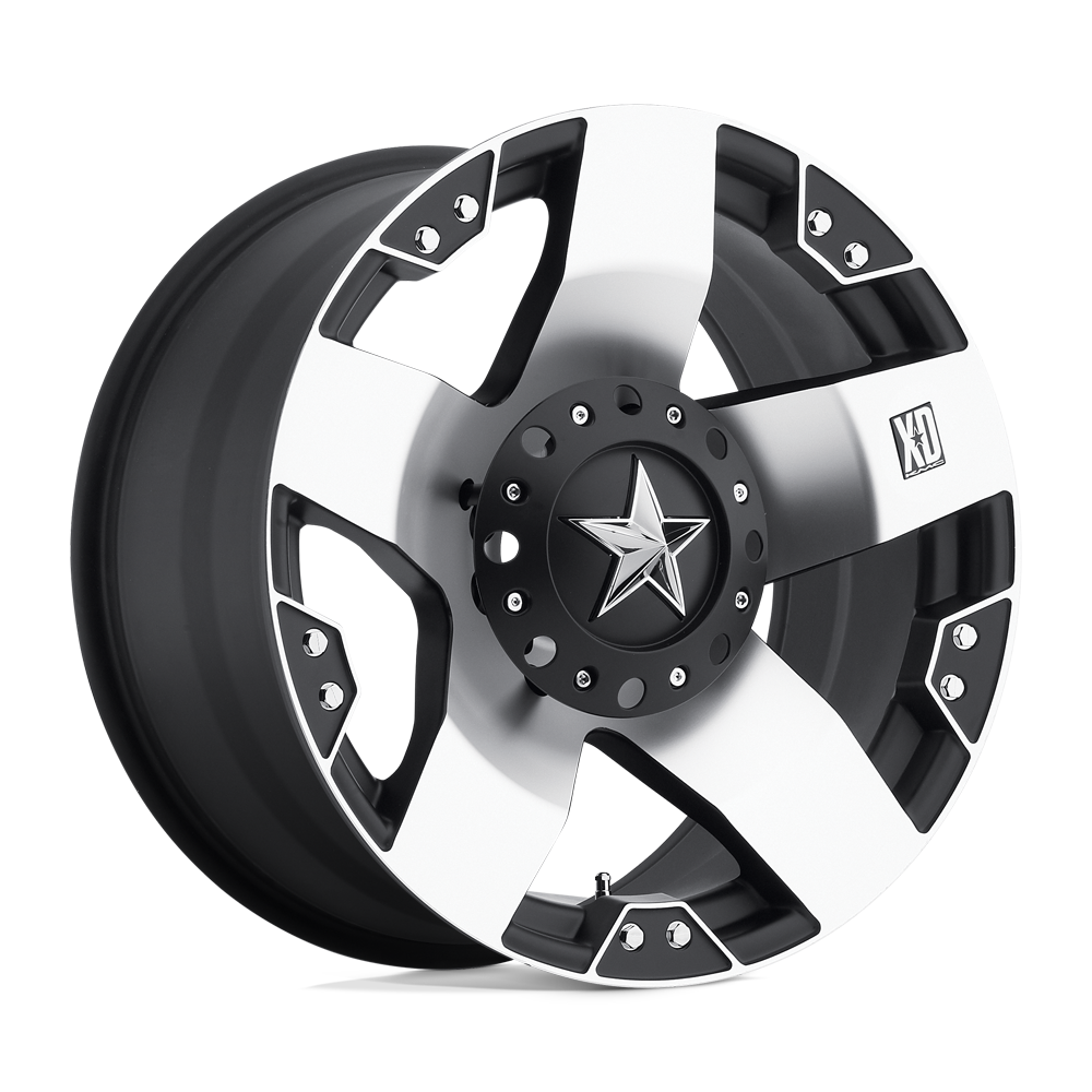 XD Series XD775 ROCKSTAR Machined Face With Matte Black Windows 18x9 00  8x170mm 130.8mm