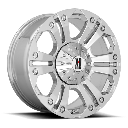 XD Series XD778 MONSTER Chrome 18x9 +18 6x135|6x139.7mm 106.1mm