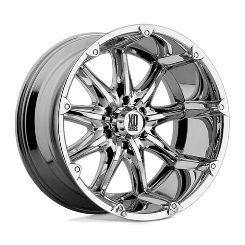 XD Series XD779 BADLANDS Chrome 20x9 -12 6x139.7mm 106.1mm - WheelWiz