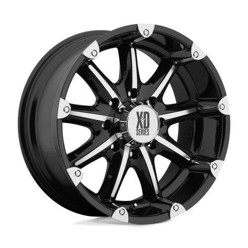 XD Series XD779 BADLANDS Gloss Black Machined 18x9 -12 8x170mm 125.1mm - Wheelwiz