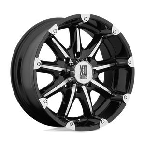 XD Series XD779 BADLANDS Gloss Black Machined 18x9 +18 6x135mm 87.1mm - WheelWiz