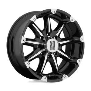 XD Series XD779 BADLANDS Gloss Black Machined 18x9 +18 6x135mm 87.1mm - WheelWiz