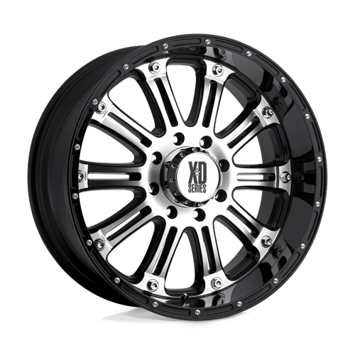 XD Series XD795 HOSS Gloss Black Machined 20x9 +18 6x139.7mm 106.1mm - Wheelwiz