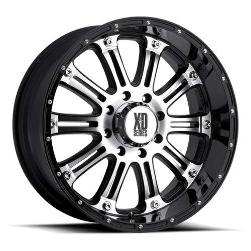 XD Series XD795 HOSS Gloss Black Machined 22x9.5 +30 6x139.7mm 100.3mm