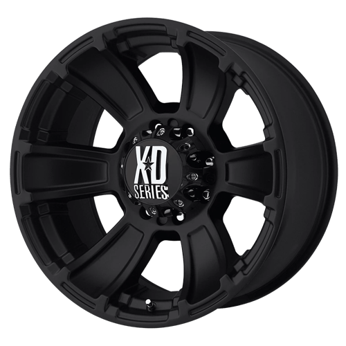 XD Series XD796 REVOLVER Matte Black 20x9 +18 6x139.7mm 106.1mm - Wheelwiz
