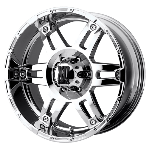 XD Series XD797 SPY Chrome 17x8 +18 8x180mm 124.2mm - Wheelwiz