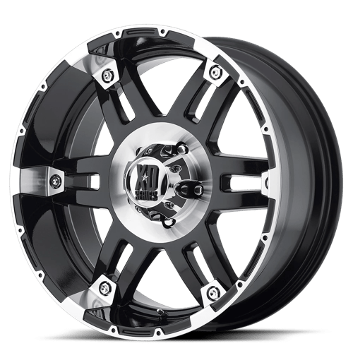 XD Series XD797 SPY Gloss Black Machined 17x8 +18 5x127mm 78.1mm - Wheelwiz