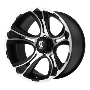 XD Series XD801 CRANK Matte Black Machined 17x9 00 5x150mm 110.1mm - WheelWiz