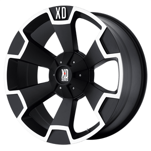 XD Series XD803 THUMP Matte Black Machined 20x9 +35 5x114.3|5x127mm 72.6mm - WheelWiz