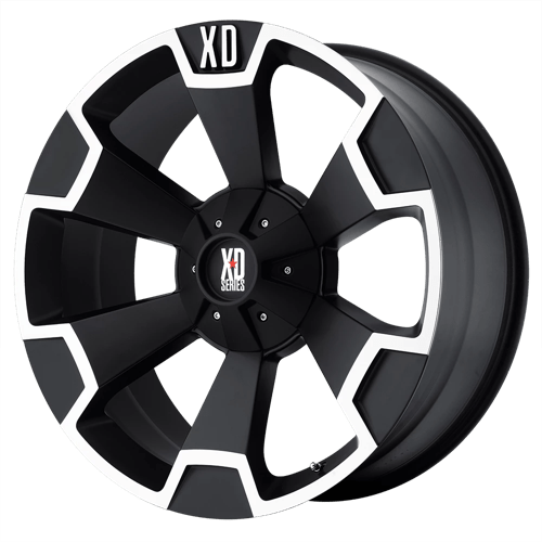 XD Series XD803 THUMP Matte Black Machined 20x9 +35 5x139.7|5x150mm 110.1mm - Wheelwiz