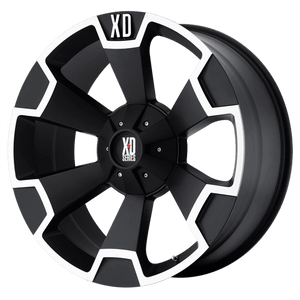 XD Series XD803 THUMP Matte Black Machined 20x9 +35 5x114.3|5x127mm 72.6mm - WheelWiz