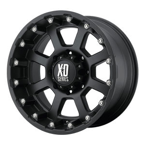 XD Series XD807 STRIKE Matte Black 20x9 +18 6x139.7mm 106.1mm - WheelWiz