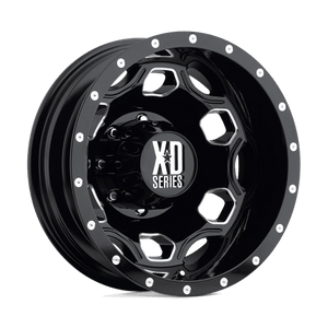 XD Series XD815 BATALLION Gloss Black W/ Milled Accents 22x8.25 -175 8x165.1mm 125.1mm - Wheelwiz