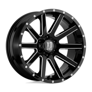 XD Series XD818 HEIST Gloss Black Milled 20x9 +30 5x150mm 110.1mm - WheelWiz