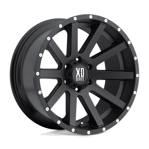 XD Series XD818 HEIST Satin Black 17x8 +17 6x114.3mm 72.6mm - Wheelwiz