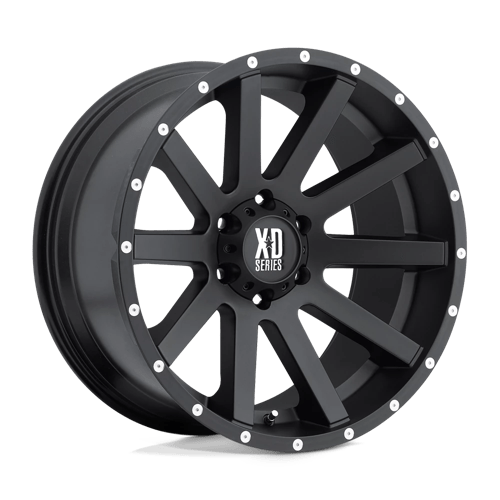 XD Series XD818 HEIST Satin Black 16x8 +10 6x139.7mm 106.1mm - WheelWiz