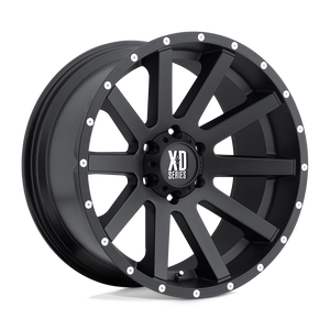 XD Series XD818 HEIST Satin Black 16x8 +10 6x139.7mm 106.1mm - WheelWiz