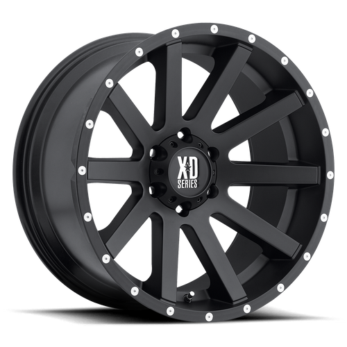 XD Series XD818 HEIST Satin Black 20x9 +12 6x114.3mm 72.6mm