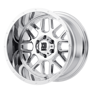 XD Series XD820 GRENADE Chrome 20x10 -24 8x170mm 125.1mm - WheelWiz