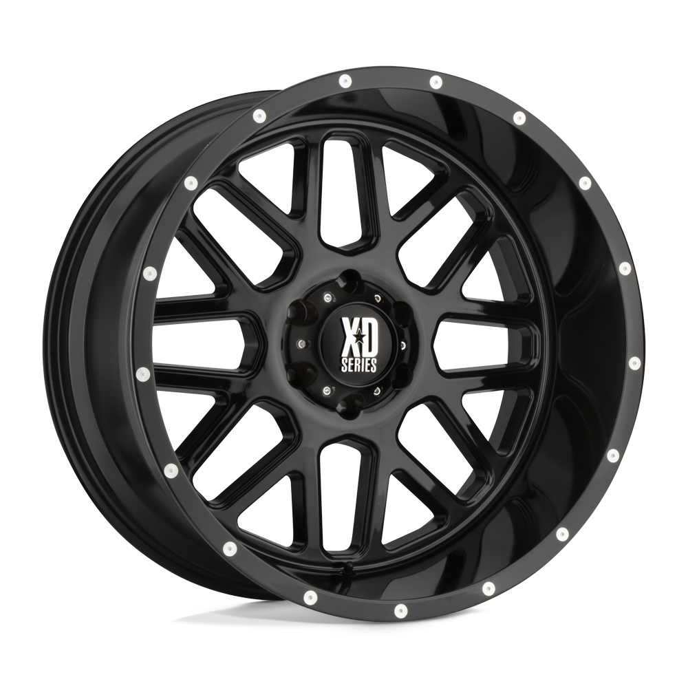 XD Series XD820 GRENADE Gloss Black 20x9 +18 8x165.1mm 125.1mm - WheelWiz