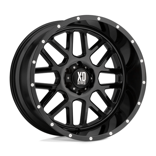 XD Series XD820 GRENADE Gloss Black 17x8.5 0 5x114.3mm 72.6mm - Wheelwiz