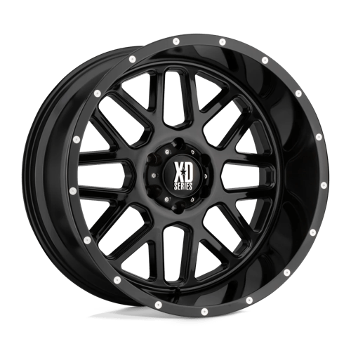 XD Series XD820 GRENADE Gloss Black 20x10 -24 5x150mm 110.1mm - WheelWiz