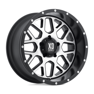 XD Series XD820 GRENADE Satin Black Machined Face 20x10 -24 5x139.7mm 108mm - WheelWiz