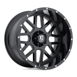 XD Series XD820 GRENADE Satin Black 17x8.5 00 5x114.3mm 72.6mm - WheelWiz