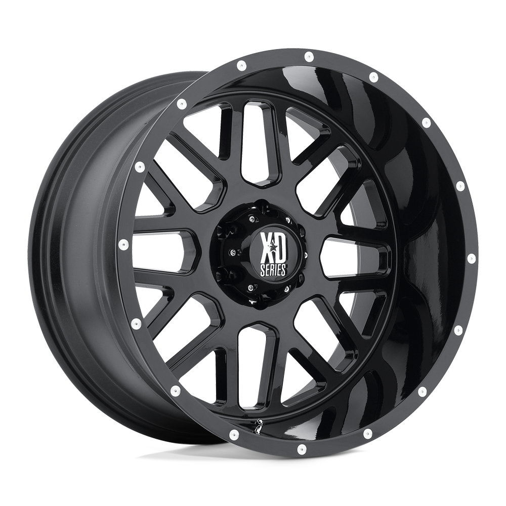 XD Series XD820 GRENADE Satin Black 18x9 +18 8x180mm 124.2mm - WheelWiz