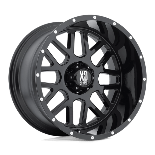 XD Series XD820 GRENADE Satin Black 20x9 +18 6x139.7mm 106.1mm - Wheelwiz