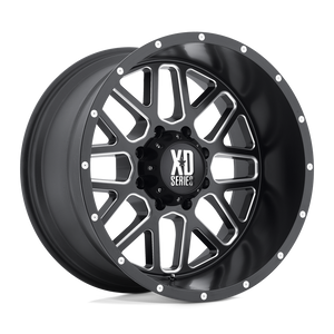 XD Series XD820 GRENADE Satin Black Milled 20x10 -24 6x139.7mm 106.1mm - WheelWiz