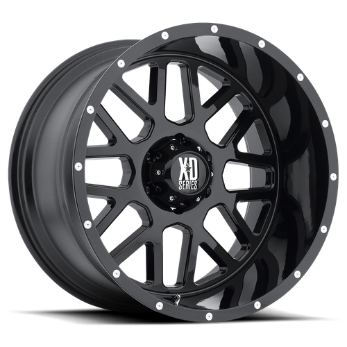 XD Series XD820 GRENADE Satin Black 18x9 +18 6x120mm 72.6mm