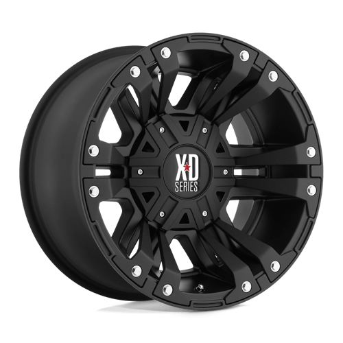 XD Series XD822 MONSTER II Matte Black 20x10 -24 5x127|5x139.7mm 78.1mm - Wheelwiz