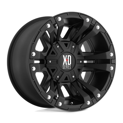 XD Series XD822 MONSTER II Matte Black 17x9 +18 5x127|5x139.7mm 78.1mm - WheelWiz