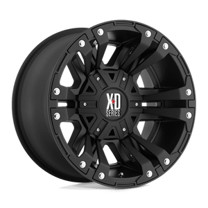 XD Series XD822 MONSTER II Matte Black 17x9 +18 5x127|5x139.7mm 78.1mm - WheelWiz
