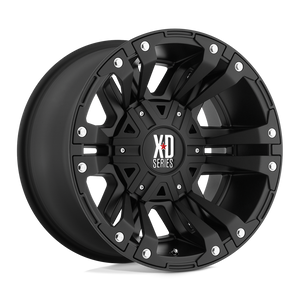 XD Series XD822 MONSTER II Matte Black 18x9 +18 5x114.3|5x120mm 65.1mm - WheelWiz