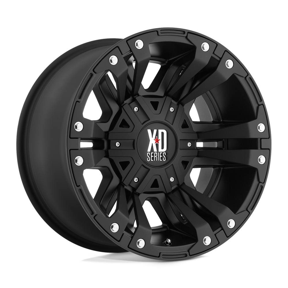 XD Series XD822 MONSTER II Matte Black 17x9 +18 5x127|5x139.7mm 78.1mm - WheelWiz