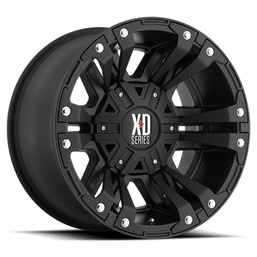 XD Series XD822 MONSTER II Matte Black 17x9 -12 5x127mm 78.1mm