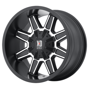 XD Series XD823 TRAP Satin Black With Machined Face 20x12 -44 8x170mm 125.1mm - WheelWiz