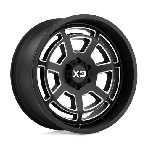 XD Series XD824 BONES Semi Gloss Black Milled 20x9 +18 8x170mm 125.1mm - Wheelwiz