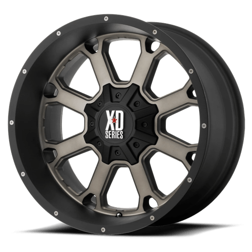 XD Series XD825 BUCK 25 Matte Black W/ Dark Tint 20x12 -44 5x127|5x139.7mm 78.1mm - Wheelwiz