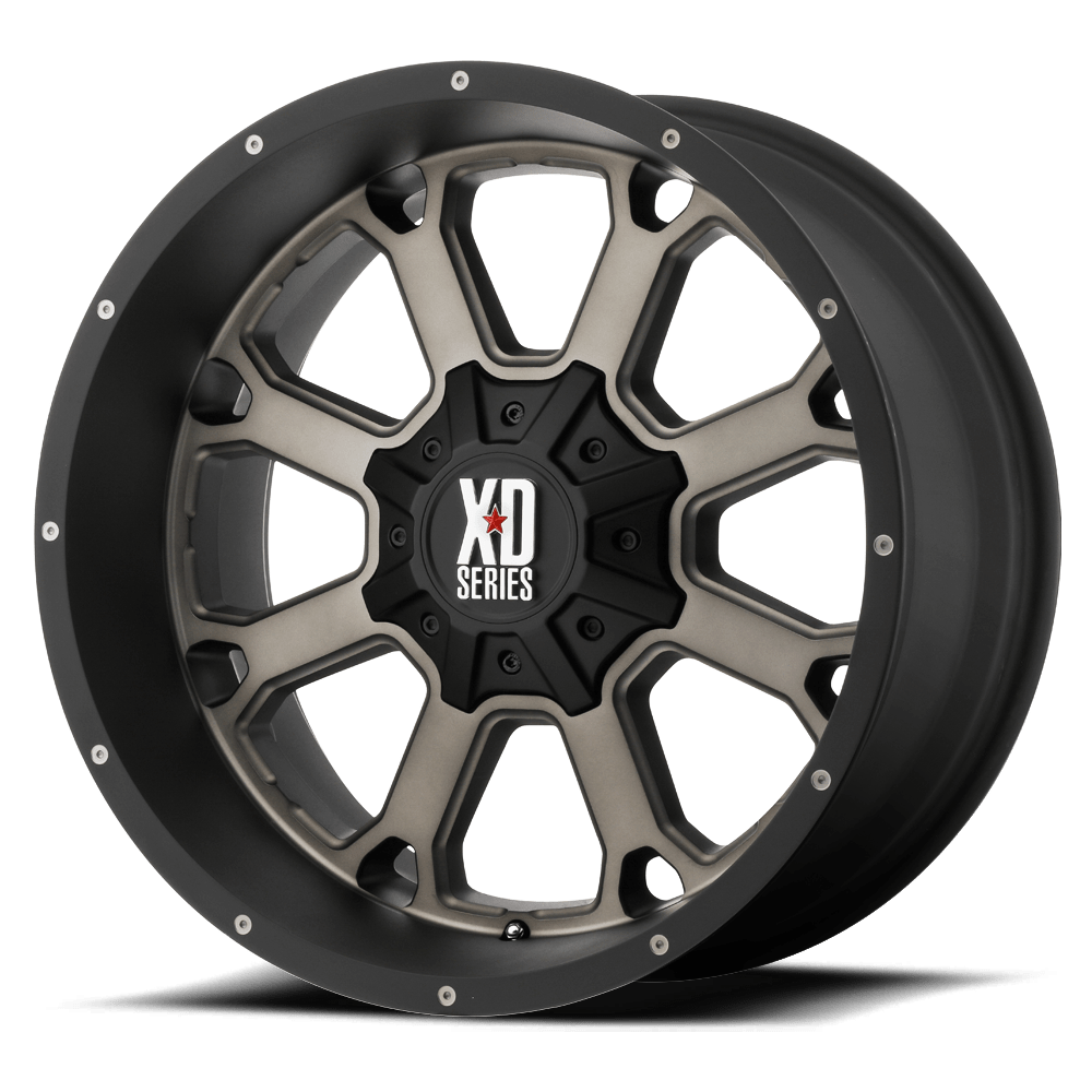 XD Series XD825 BUCK 25 Matte Black Dark Tint 20x9 00 8x165.1mm 125.1mm - WheelWiz
