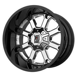 XD Series XD825 BUCK 25 Pvd Center Gloss Black Lip 20x10 -24 8x165.1mm 125.1mm - WheelWiz