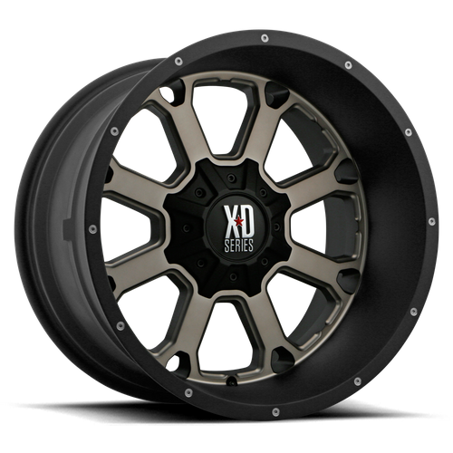 XD Series XD825 BUCK 25 Matte Black W/ Dark Tint 20x12 -44 5x127|5x139.7mm 78.1mm - Wheelwiz