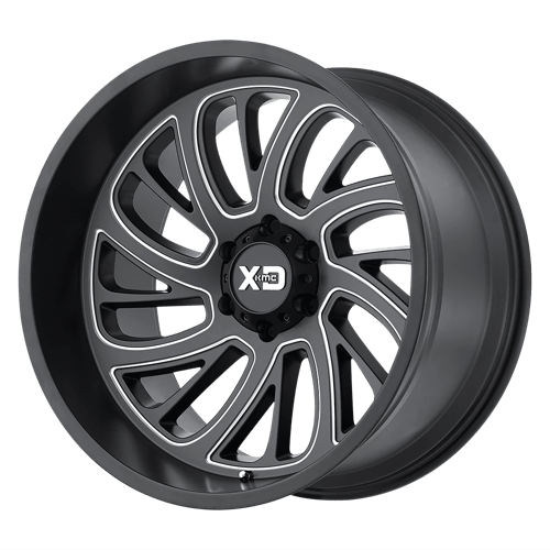 XD Series XD826 SURGE Satin Black Milled 20x10 -24 8x170mm 125.1mm - WheelWiz