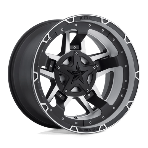 XD Series XD827 ROCKSTAR III Matte Black Machined 17x8 +20 5x114.3mm 78.3mm - Wheelwiz