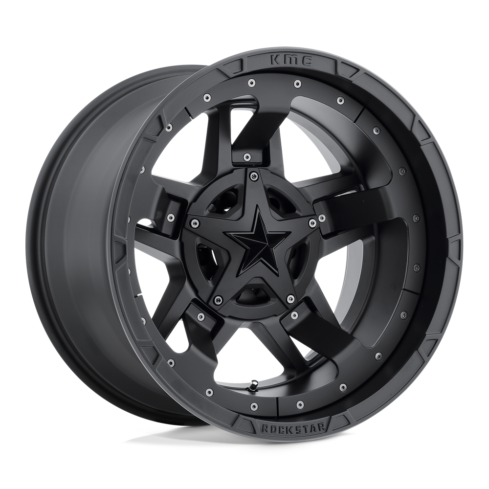 XD Series XD827 ROCKSTAR III Matte Black 18x9 00 8x165.1mm 125.1mm - WheelWiz