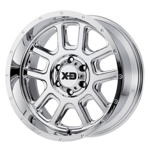 XD Series XD828 DELTA Chrome 22x14 -76 8x170mm 125.1mm - WheelWiz